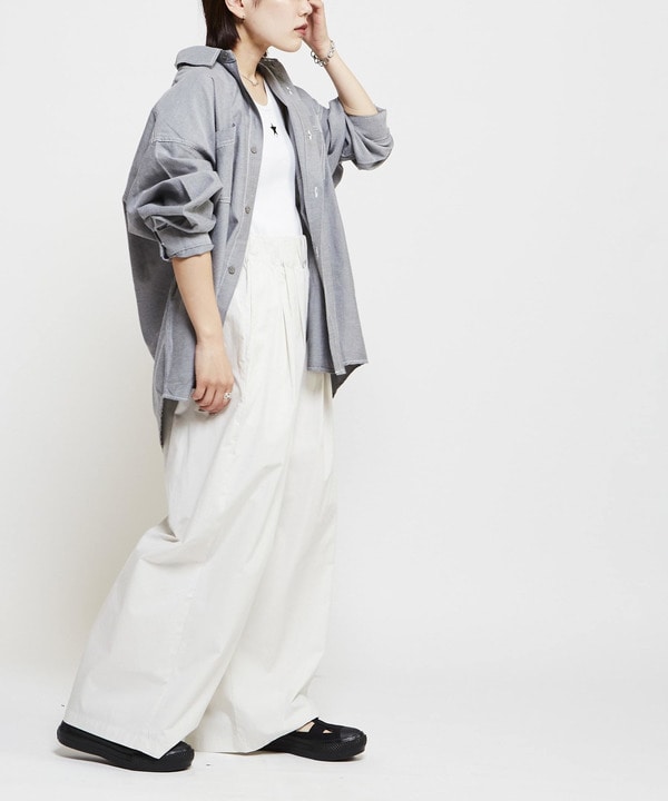 GATHER WIDE FLARE PANTS 詳細画像 8