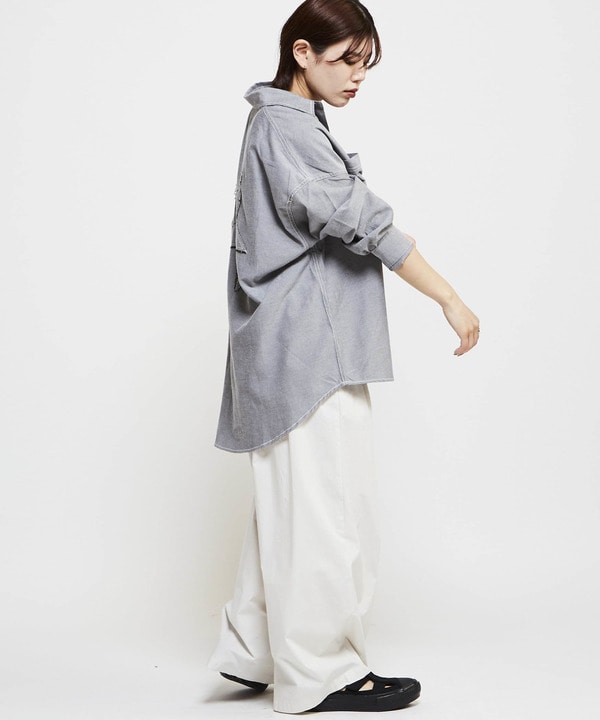 GATHER WIDE FLARE PANTS 詳細画像 9