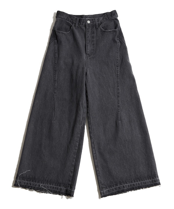 【HL】DENIM BUGGY PANTS 詳細画像 グレー 1