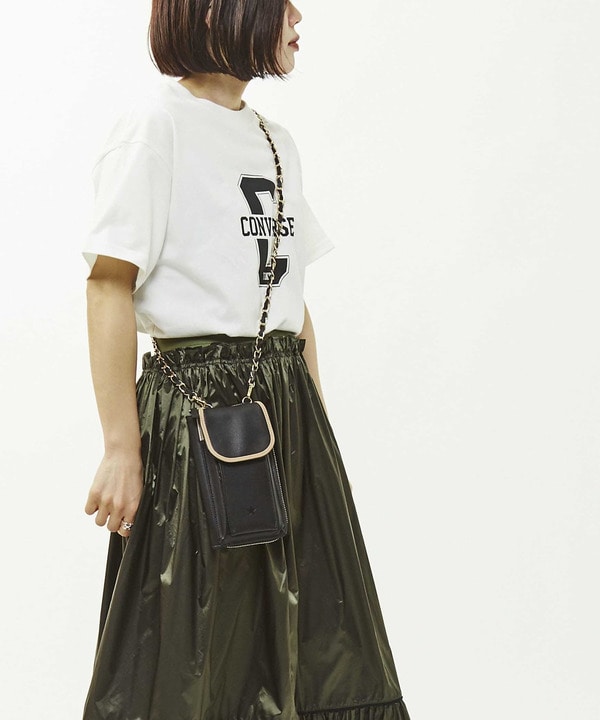 GATHER PIPING FLARE SKIRT 詳細画像 3