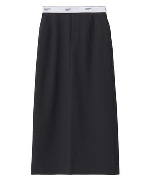 WAIST LOGO NARROW SKIRT