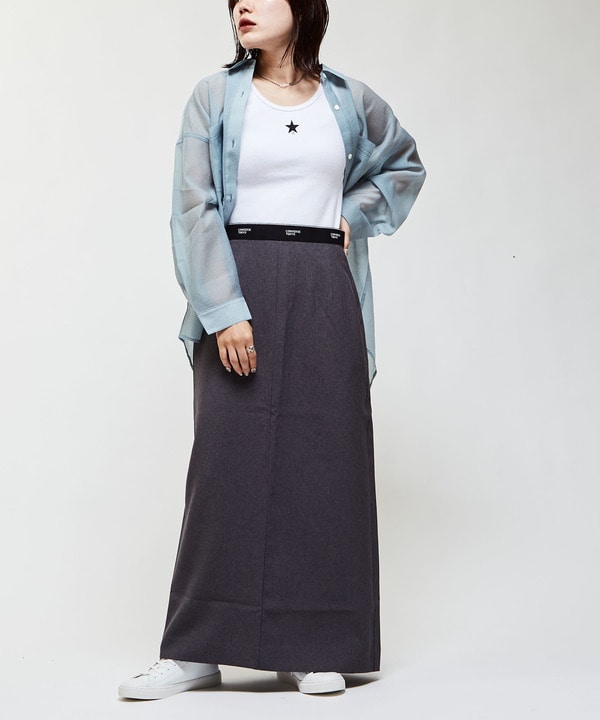 WAIST LOGO NARROW SKIRT 詳細画像 10