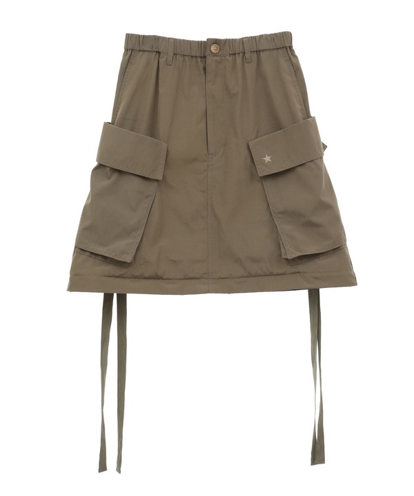 2WAY DETACHABLE MILITARY CARGO SKIRT 詳細画像 15