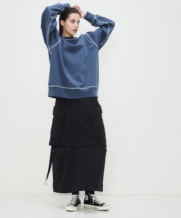 2WAY DETACHABLE MILITARY CARGO SKIRT 詳細画像 3