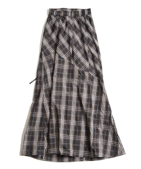 【HL】CHECKED DRAWSTRING GATHERED SKIRT 詳細画像 4