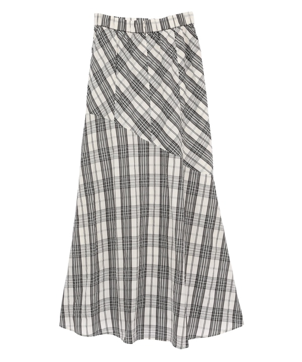 【HL】CHECKED DRAWSTRING GATHERED SKIRT 詳細画像 7