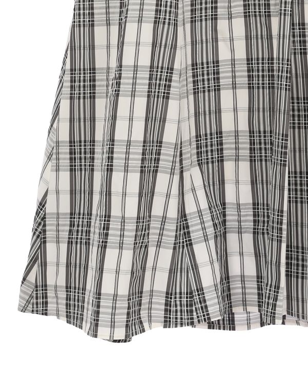 【HL】CHECKED DRAWSTRING GATHERED SKIRT 詳細画像 9