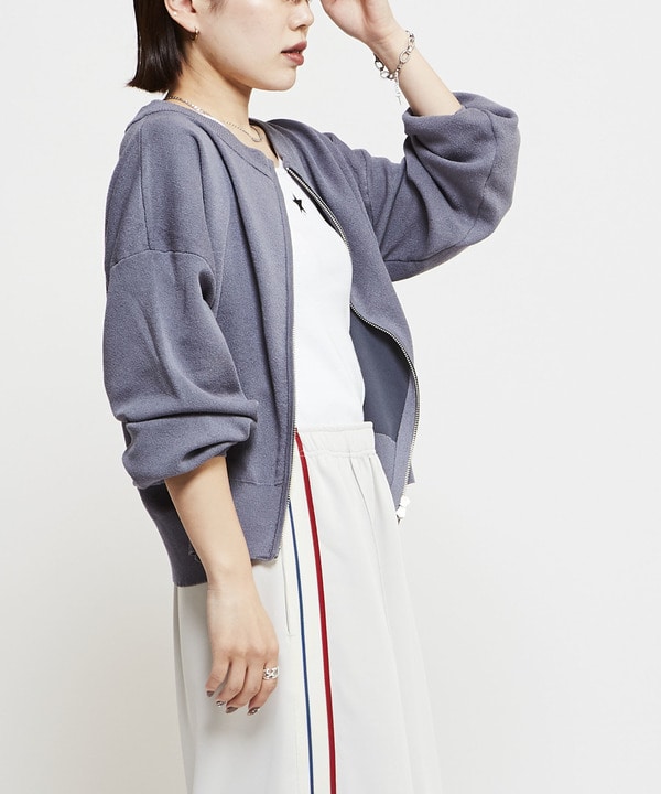 BACK LOGO KNIT ZIP CARDIGAN 詳細画像 11