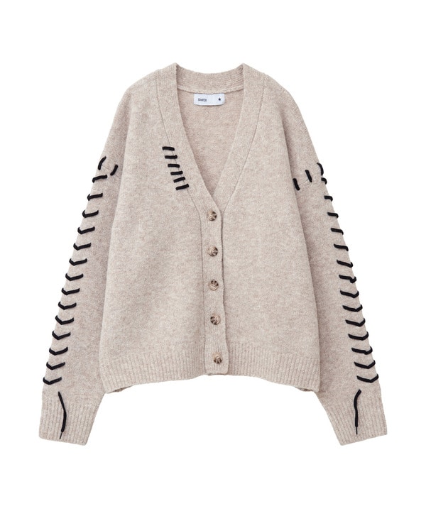 BLANKET STITCH KNIT CARDIGAN 詳細画像 5