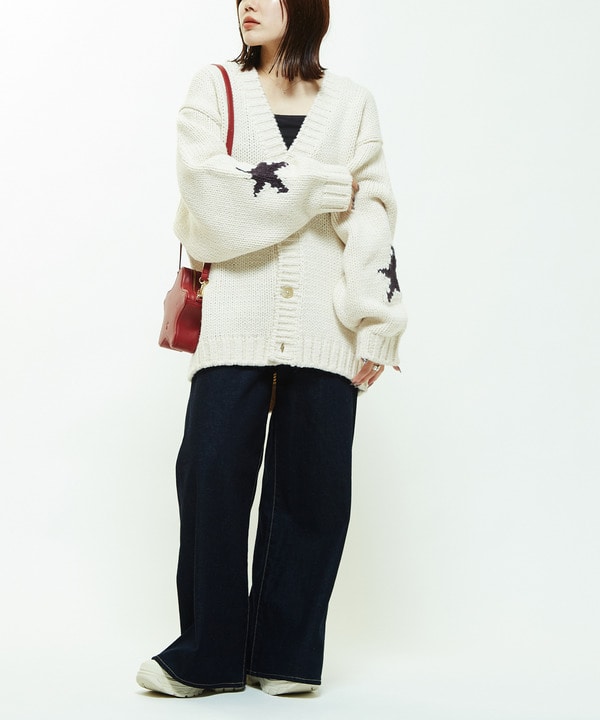 STAR★ LOWGAGE KNIT CARDIGAN 詳細画像 2