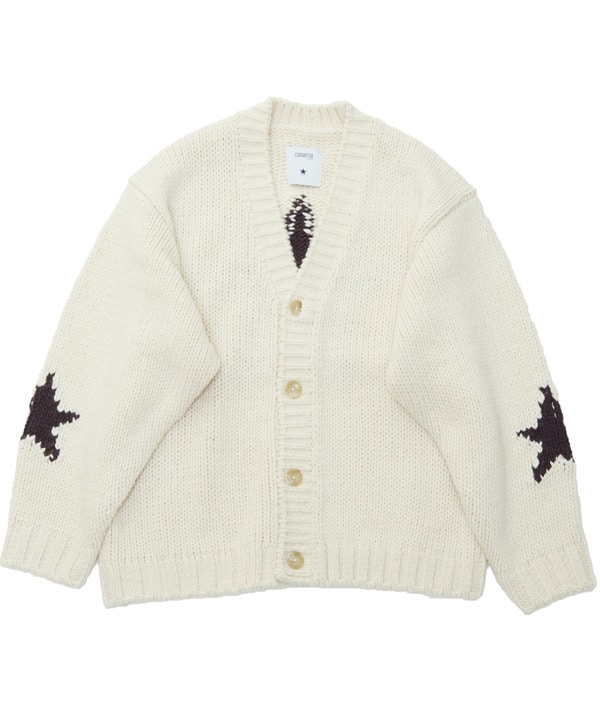 STAR★ LOWGAGE KNIT CARDIGAN 詳細画像 アイボリー 1