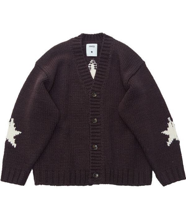 STAR★ LOWGAGE KNIT CARDIGAN 詳細画像 ブラック 1