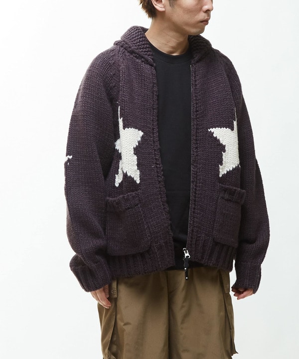 STAR★ LOWGAGE COWICHAN SWEATER 詳細画像 13