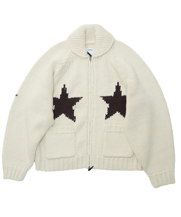 STAR★ LOWGAGE COWICHAN SWEATER 詳細画像 アイボリー 1