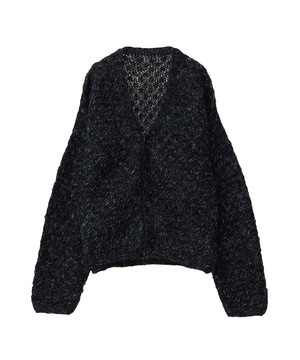 OPEN WORK STAR★ HAND MADE KNIT CARDIGAN