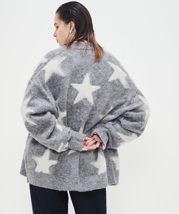 STAR★ SHAGGY KNIT CARDIGAN 詳細画像 8