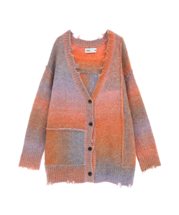 【HL】GRADATION MOHAIR KNIT CARDIGAN 詳細画像 3