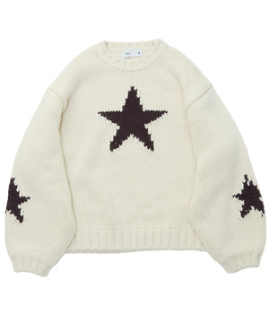 STAR★ LOWGAGE PULLOVER KNIT