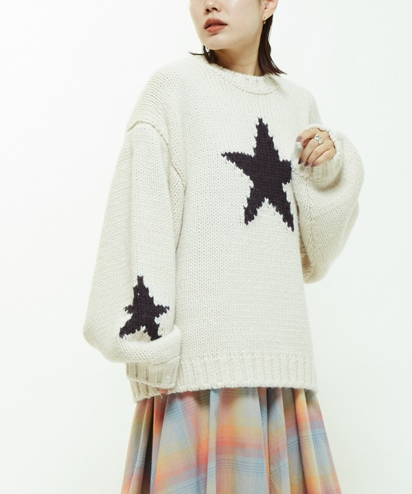 STAR★ LOWGAGE PULLOVER KNIT 詳細画像 8