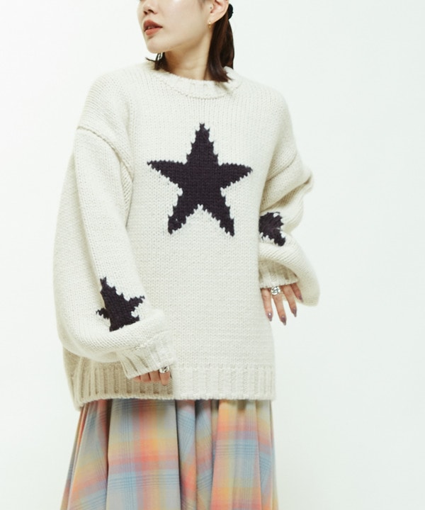 STAR★ LOWGAGE PULLOVER KNIT 詳細画像 9