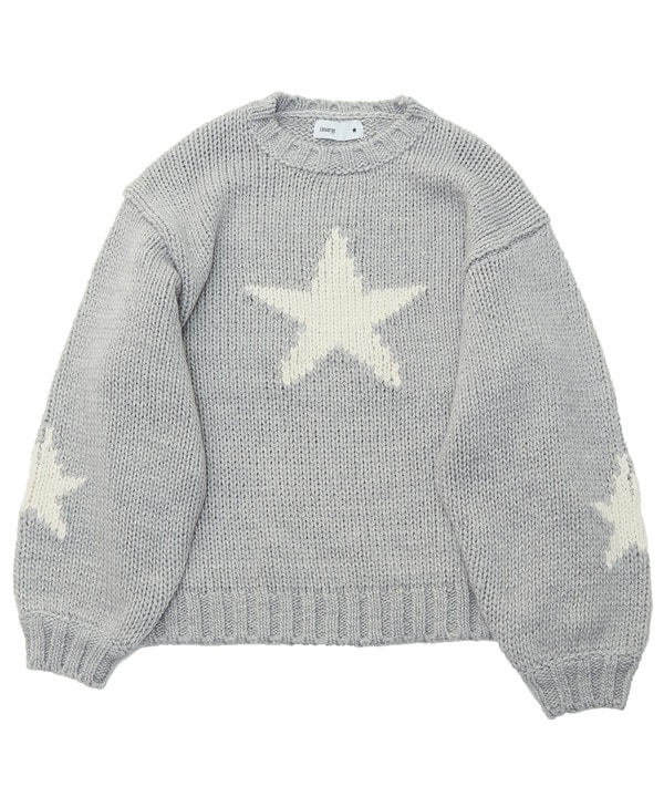 STAR★ LOWGAGE PULLOVER KNIT 詳細画像 杢グレー 1