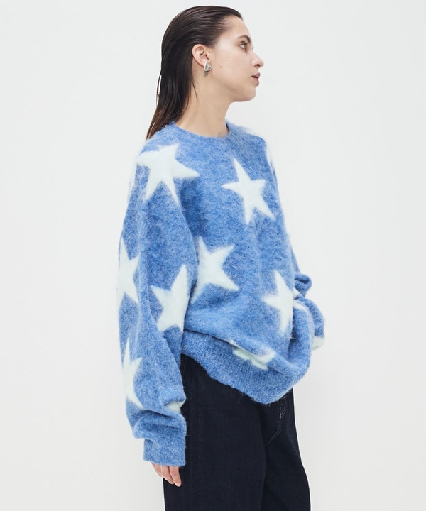 STAR★ SHAGGY PULLOVER KNIT 詳細画像 3