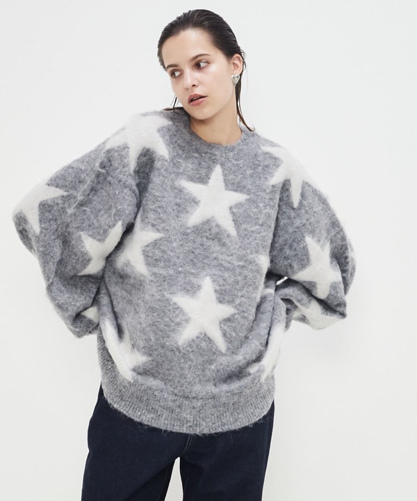 STAR★ SHAGGY PULLOVER KNIT 詳細画像 6