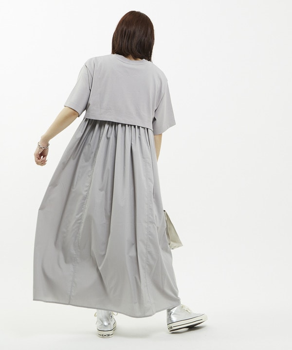 BACK GATHER DOCKING DRESS 詳細画像 2