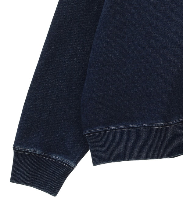 BACK STAR★ PATCH INDIGO SWEAT CARDIGAN 詳細画像 2