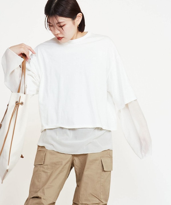 2WAY REVERSIBLE SHEER TEE 詳細画像 2