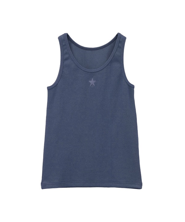 STAR★ ONEPOINT RIB TANK TOP 詳細画像 ブルー 1