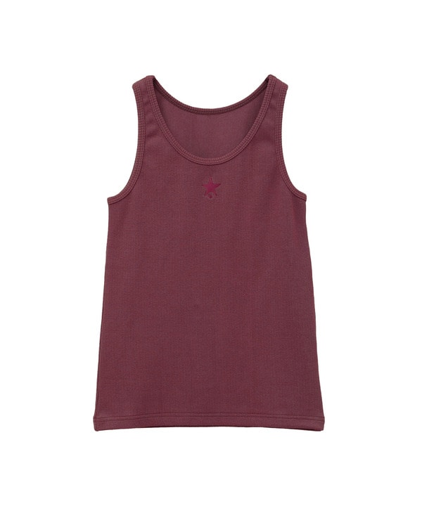 STAR★ ONEPOINT RIB TANK TOP 詳細画像 バーガンディー 1