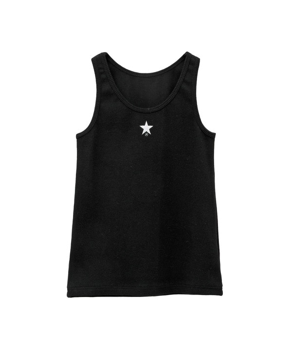 STAR★ ONEPOINT RIB TANK TOP 詳細画像 ブラック 1