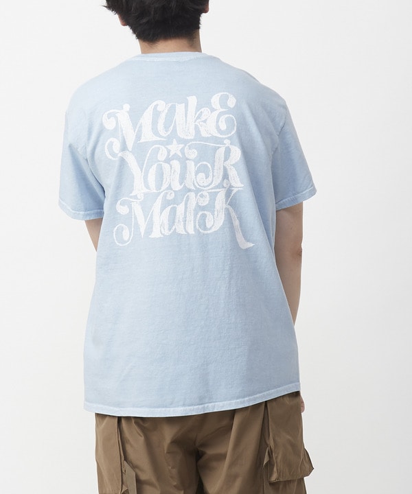 【MAKE YOUR MARK】PIGMENT DYE BACK PRINT TEE 詳細画像 14