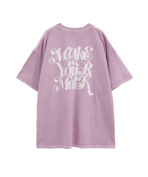 【MAKE YOUR MARK】PIGMENT DYE BACK PRINT TEE 詳細画像 15