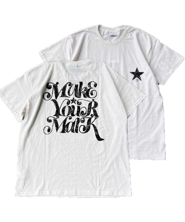 【MAKE YOUR MARK】PIGMENT DYE BACK PRINT TEE 詳細画像 2