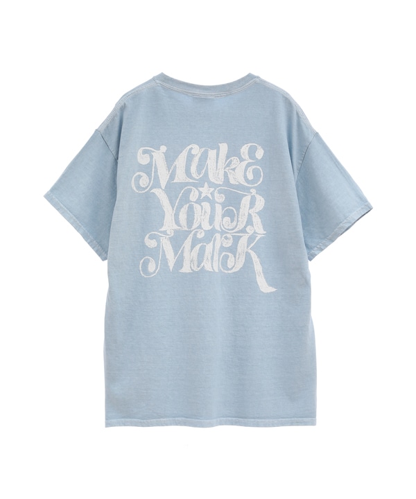 【MAKE YOUR MARK】PIGMENT DYE BACK PRINT TEE 詳細画像 21