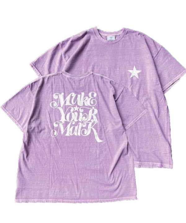 【MAKE YOUR MARK】PIGMENT DYE BACK PRINT TEE 詳細画像 4