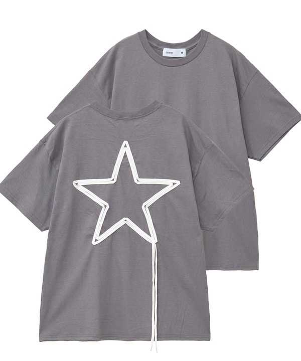 SPINDLE STAR★ DESIGN TEE 詳細画像 チャコールグレー 1