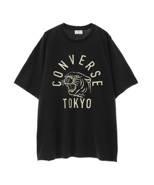 DAMAGED PANTHER LOGO TEE