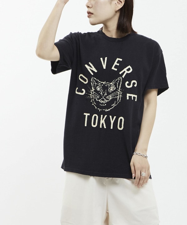 DAMAGED CAT LOGO TEE 詳細画像 1