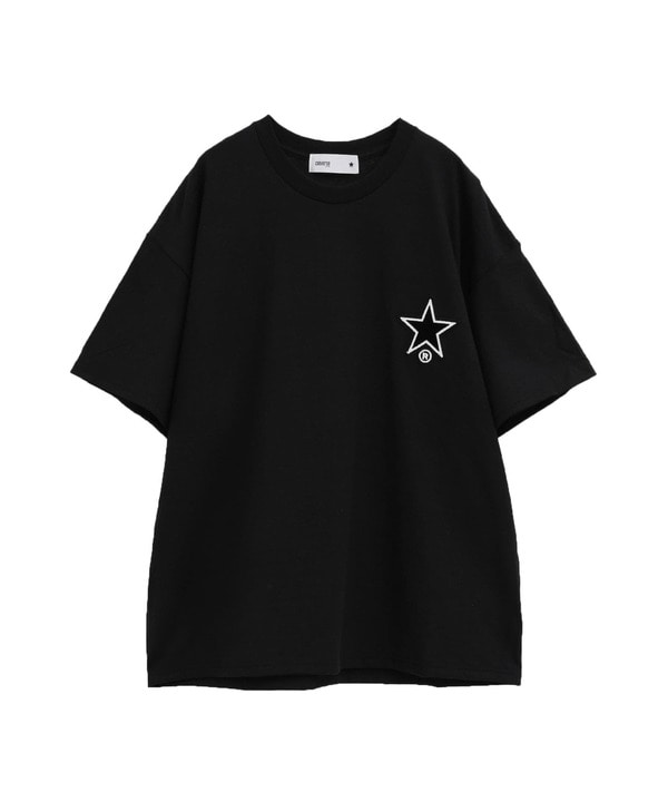 STAR★ TAFTING PATCH TEE 詳細画像 ブラック 1