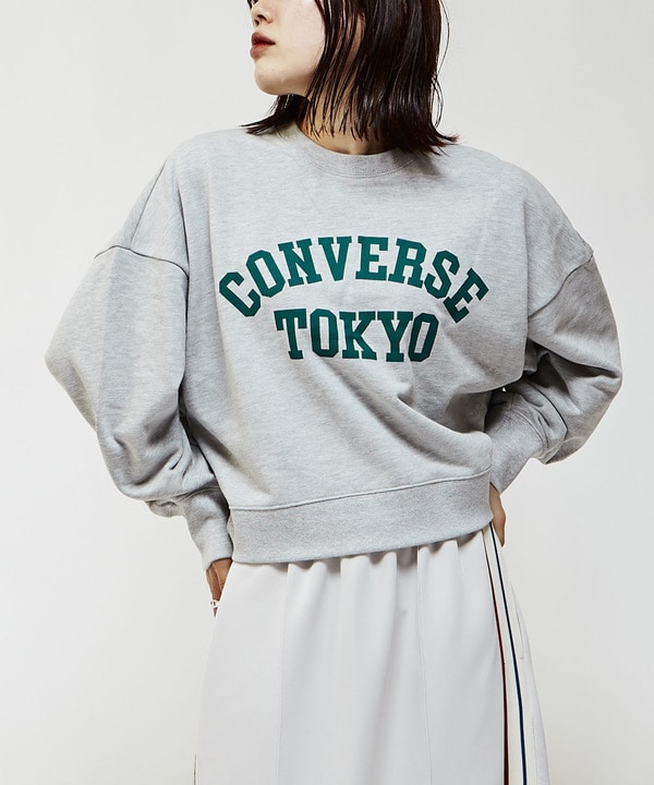 COLLEGE LOGO SHORT SWEAT 詳細画像 グレー 1