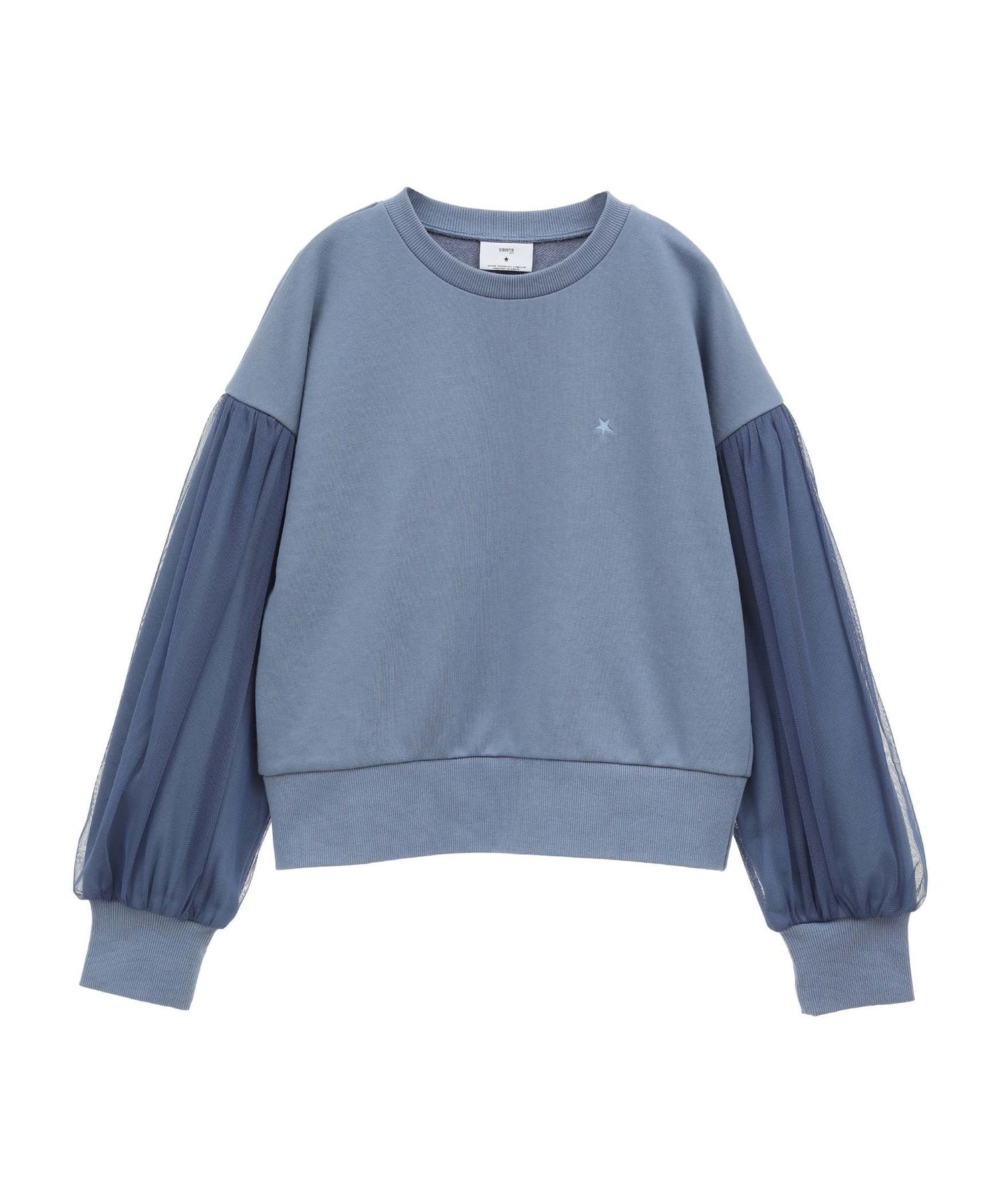 TULLE SLEEVE SHORT SWEAT｜CONVERSE TOKYO (コンバース