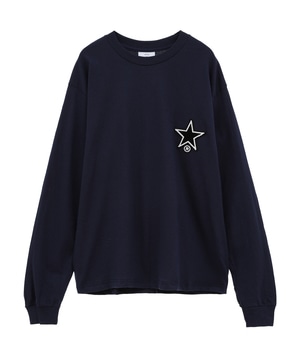 STAR★ TAFTING PATCH LONG SLEEVE TEE