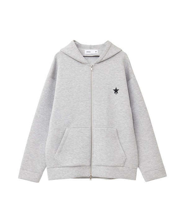 ONEPOINT STAR★ HOODIE PARKA 詳細画像 杢グレー 1