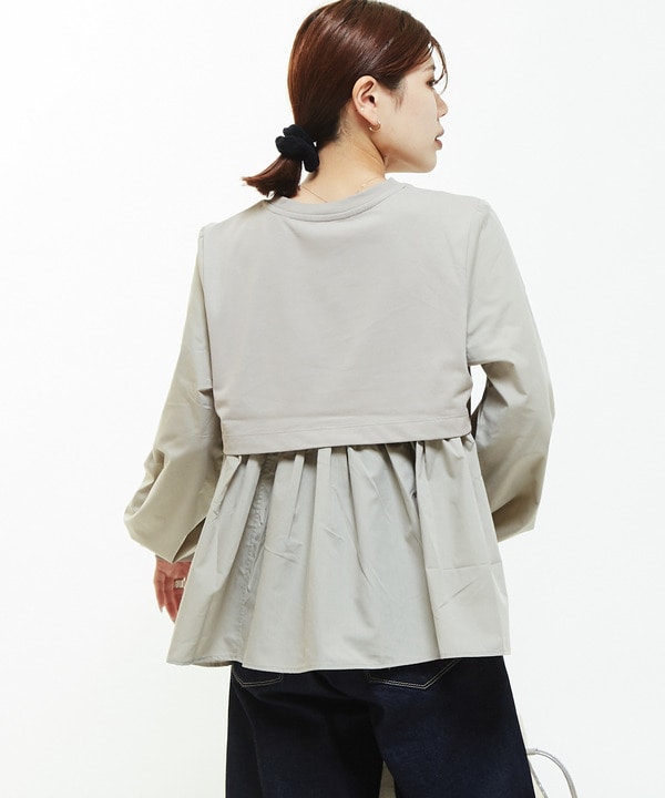 BACK GATHER DOCKING PULLOVER 詳細画像 11