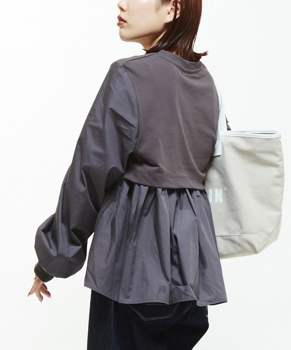 BACK GATHER DOCKING PULLOVER 詳細画像 3