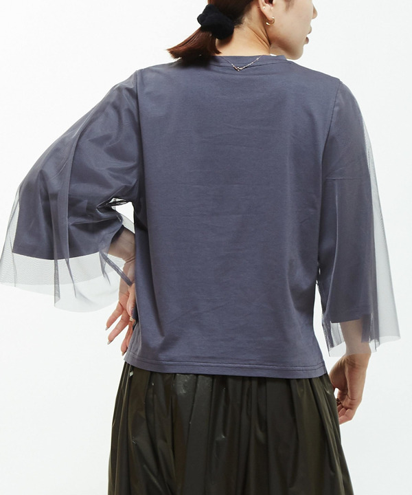 TULLE DOCKING TEE 詳細画像 2