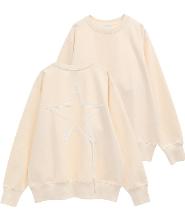 SPINDLE STAR★ DESIGN SWEAT 詳細画像 ホワイト 1